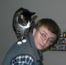 Chris with kitty